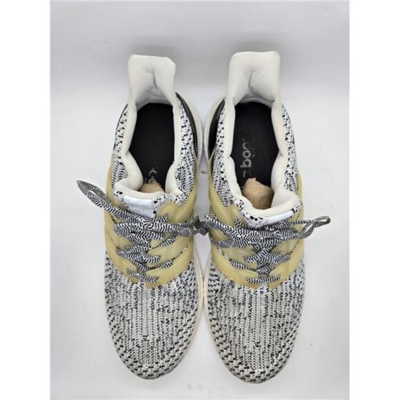 Adidas Ultraboost 3.0 Shoes Men\'s 8.5 White Oreo Zebra Running Athletic Sneakers
